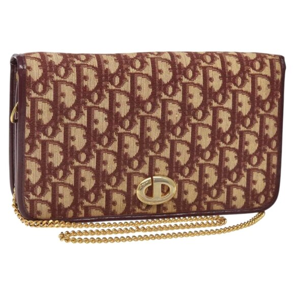 Christian Dior Trotter Canvas Chain Shoulder Bag - Picture 4 of 16